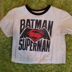Batman v Superman Crop Top